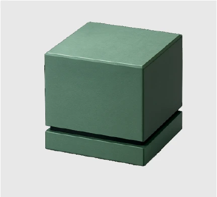 Green lid and base gift box